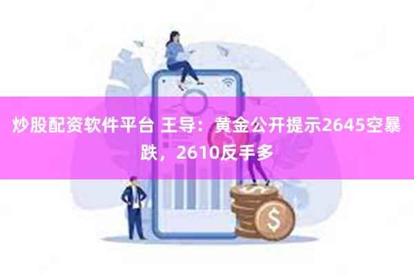 炒股配资软件平台 王导：黄金公开提示2645空暴跌，2610反手多